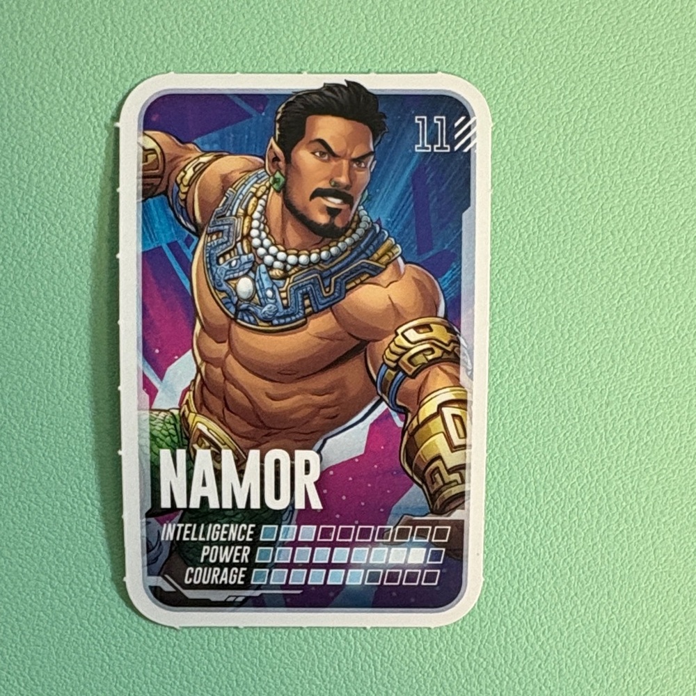 2024 Loblaws Marvel Namor #11 Collectors Cards, Kids Trading Card